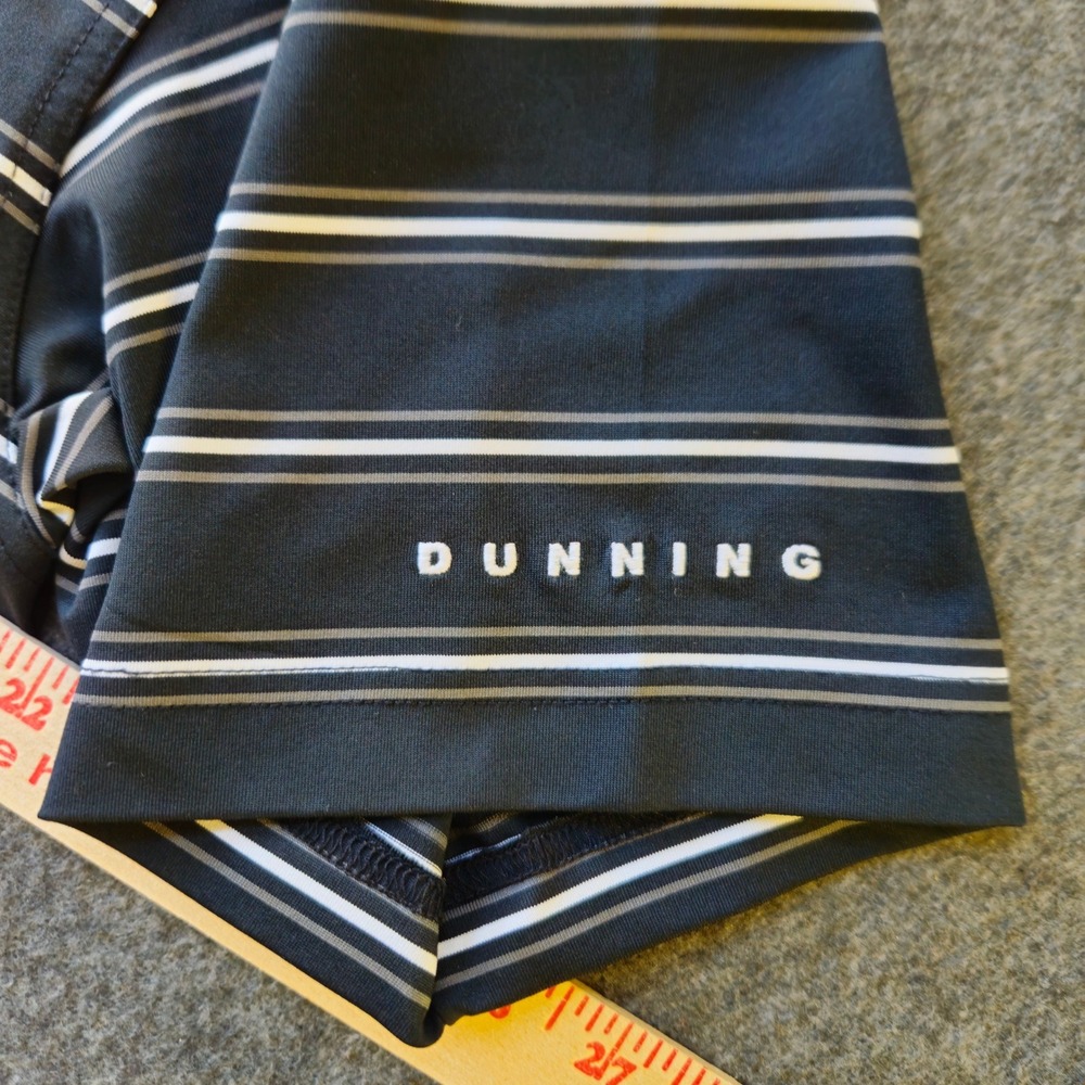 Dunning Polo Silverleaf Golf Club Logo Coolmax Size Large Activewear Athleisure - Picture 10 of 10